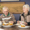 Residents and visitors alike delight in catching up over afternoon tea